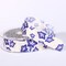 The Ribbon People Alpine Flower Wired Craft Ribbon - 1" x 27 Yards - Blue and Cream